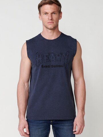 KOROSHI Shirt in Blue: front