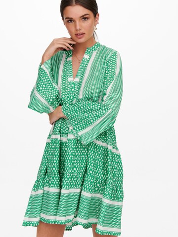 ONLY Košeľové šaty 'ELLA' - Zelená