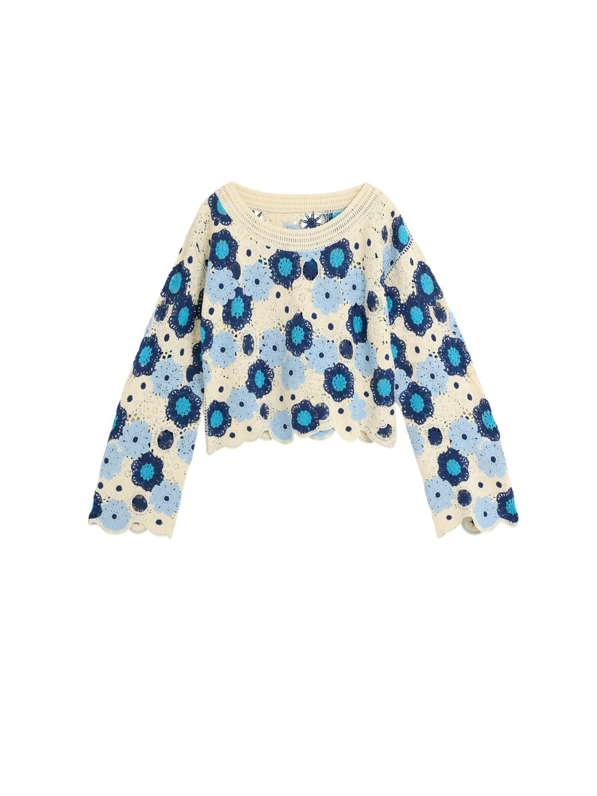 DesigualPulover - plava boja: prednji dio