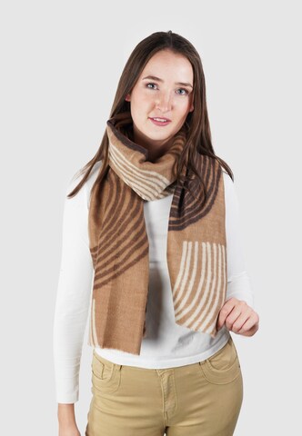 HARPA Scarf 'SAILA' in Beige: front