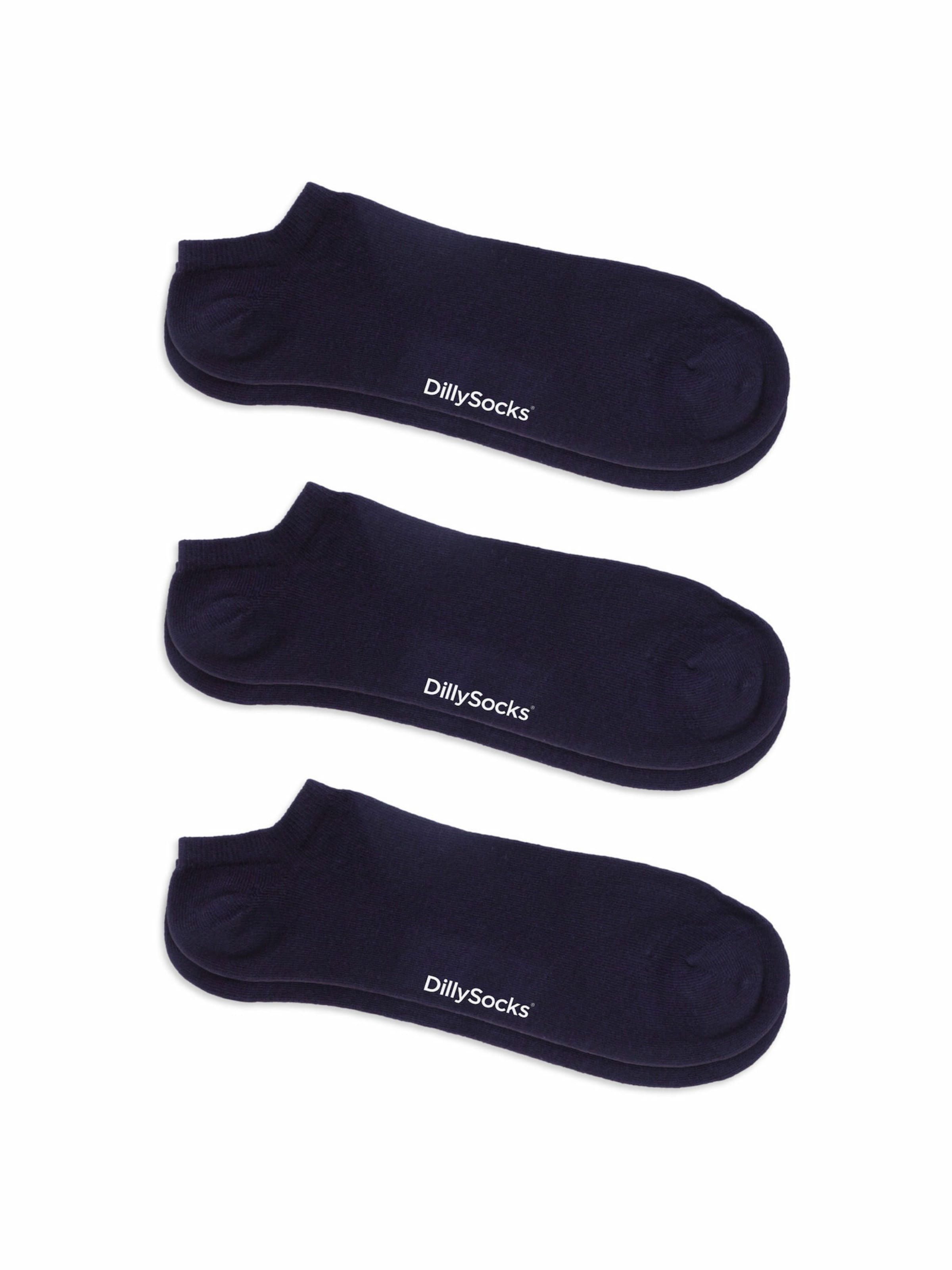 DillySocks Sneakersocken in Blau: Vorderseite