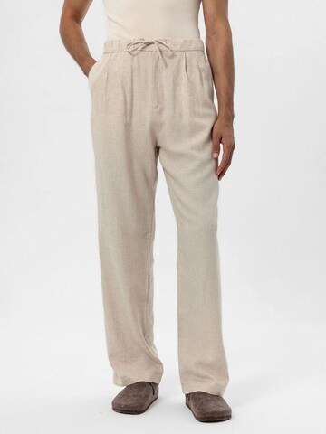 Antioch Regular Pleat-front trousers 'Gregorio' in Grey: front