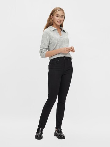 PIECES Skinny Jeans 'Lili' in Schwarz