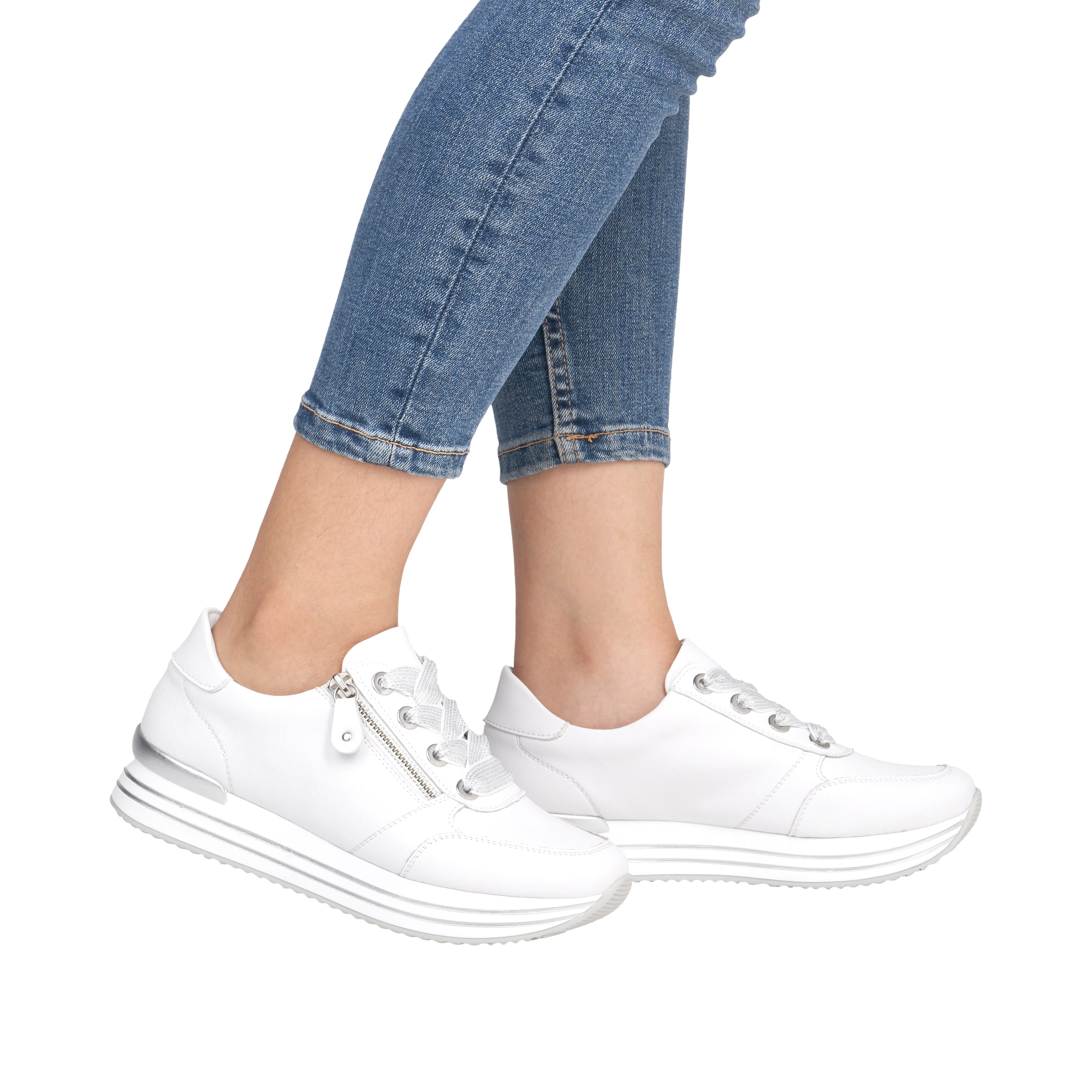 Sneaker bassa di REMONTE in bianco