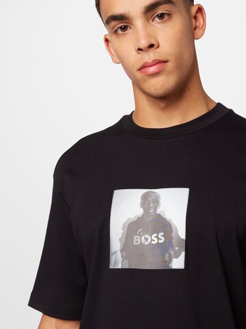 BOSS Black - Camisa 'x Khaby Lame' em preto