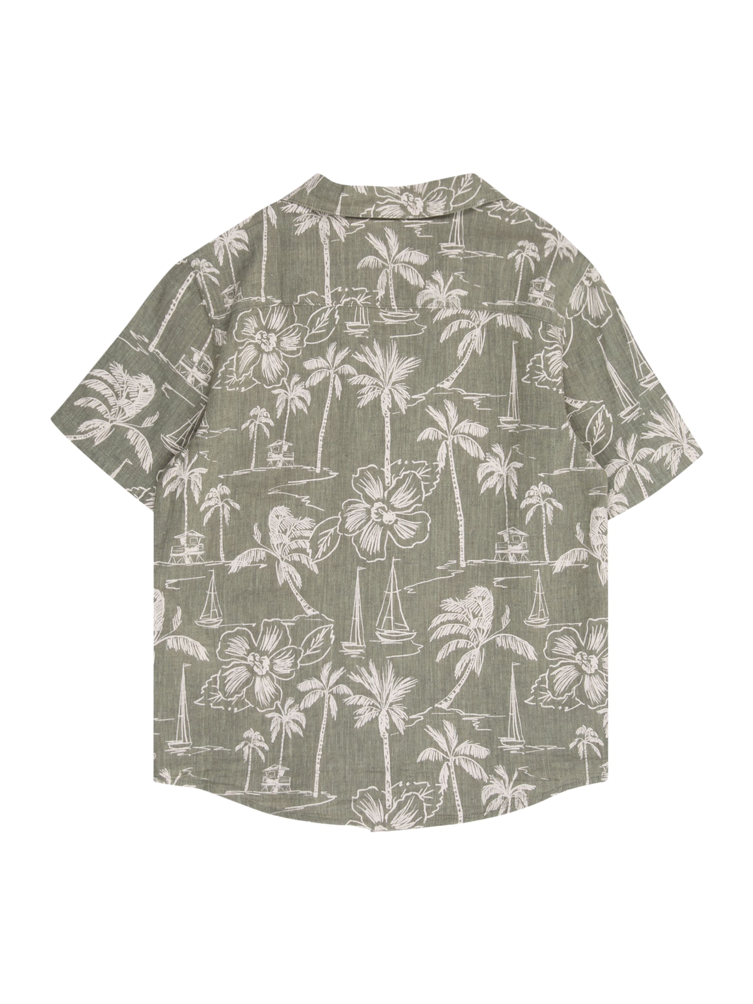 Only & Sons Junior Regular Fit Hemd 'OSJCaiden' in Grün