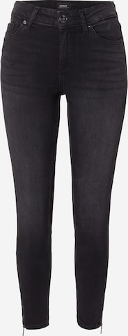 Skinny Jeans 'MILA-IRIS' de la ONLY pe negru: față
