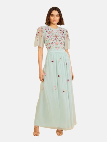 love & roses - Vestido en verde: frente