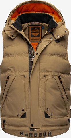 Gilet 'Egoor' di STONE HARBOUR in marrone: frontale