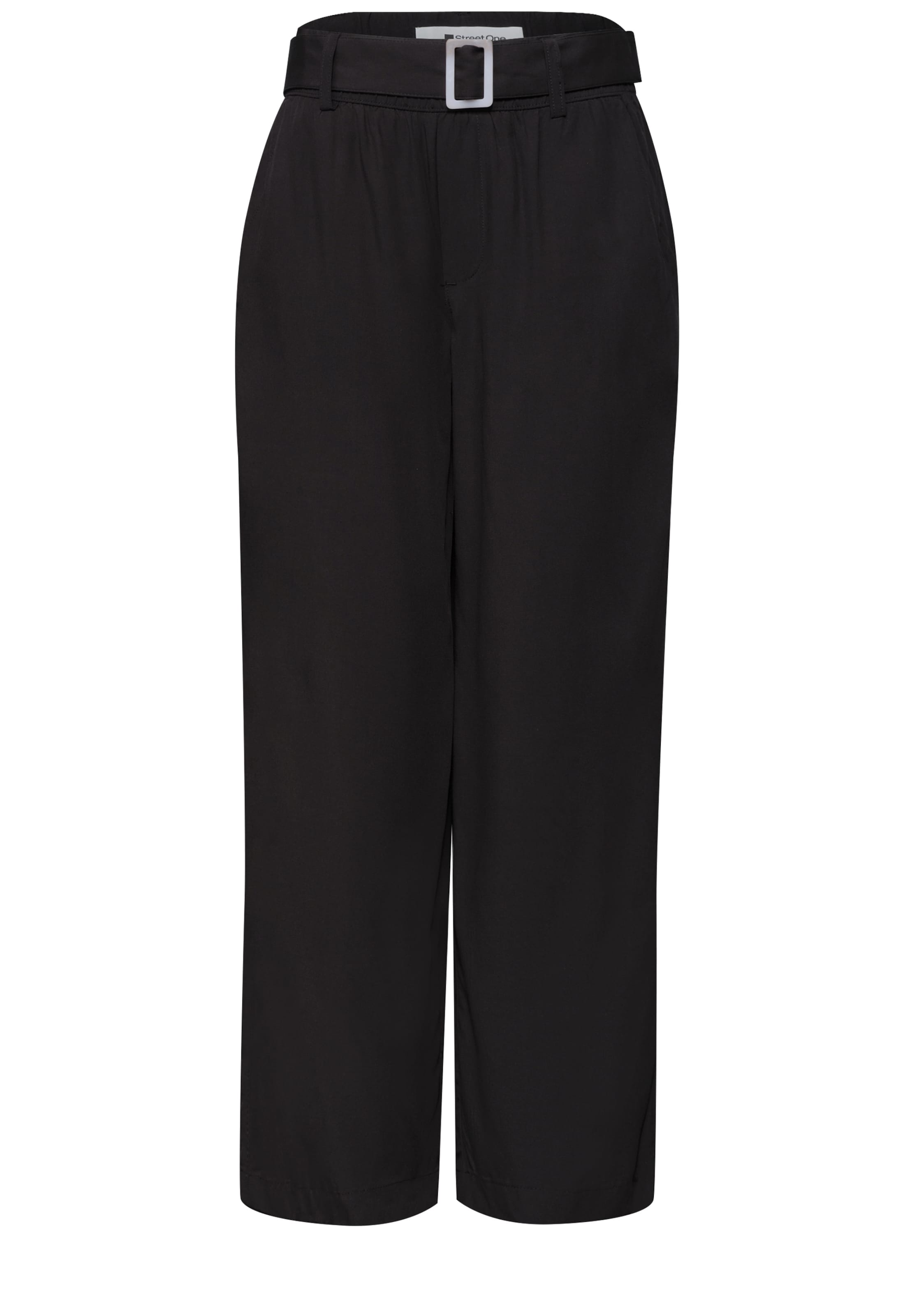 STREET ONE Hose in Schwarz: Vorderseite