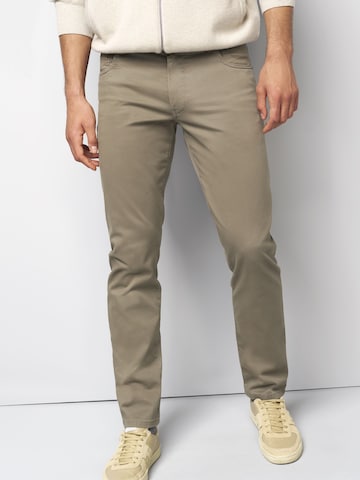 MEYER Regular Chino M5 Five Pocket in Weiß: Vorderseite