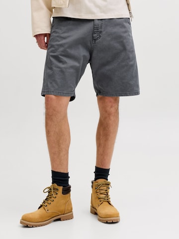 JACK & JONES Baggy Jeans in Grijs: voorkant