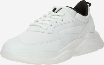 HUGO Red Platform trainers 'Leon' in White: front