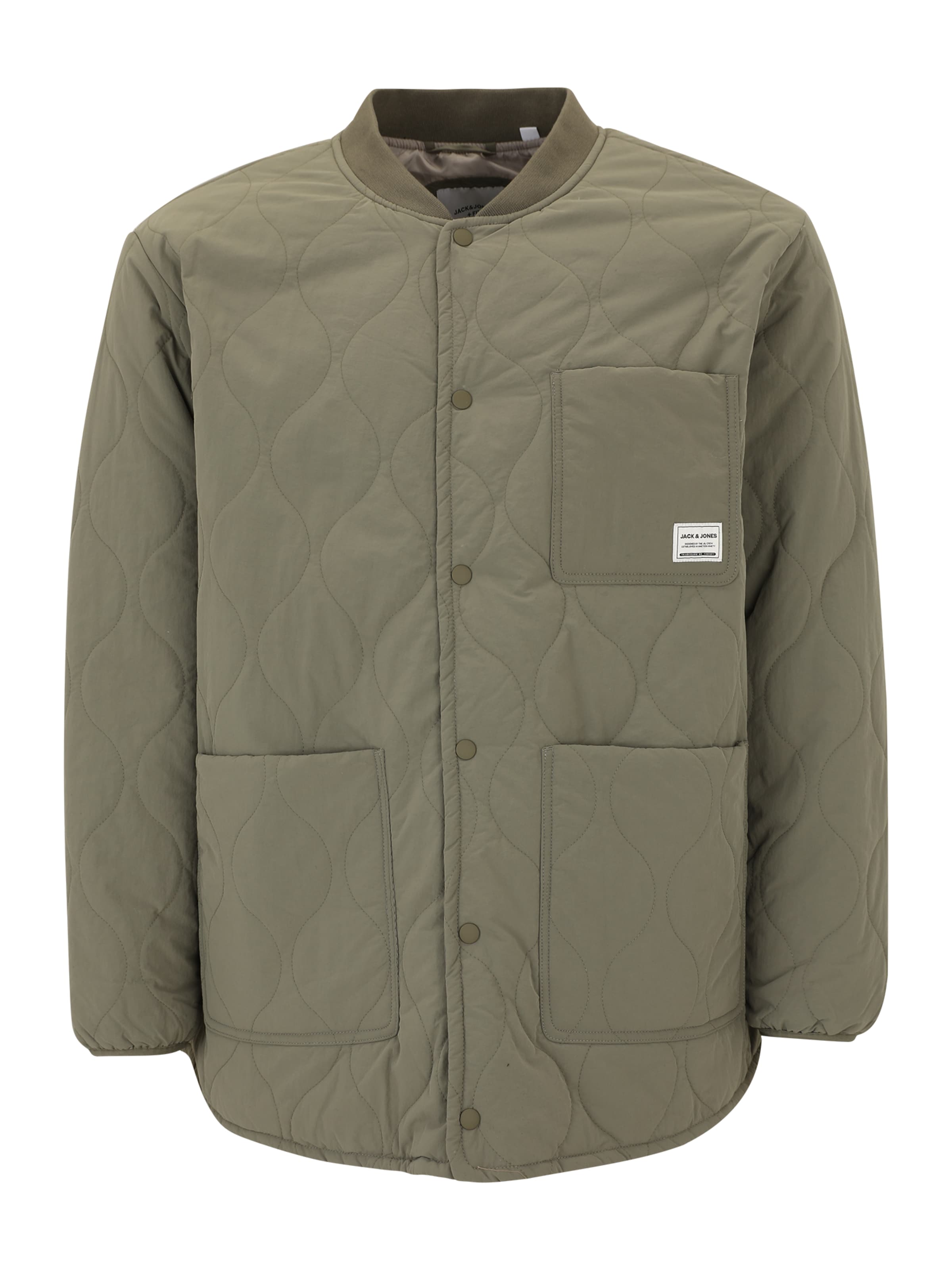 Jack & Jones Plus Jacke 'JJHERO' in Grün: Vorderseite