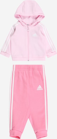 ADIDAS SPORTSWEAR Športna obleka 'Essentials ' | roza barva: sprednja stran
