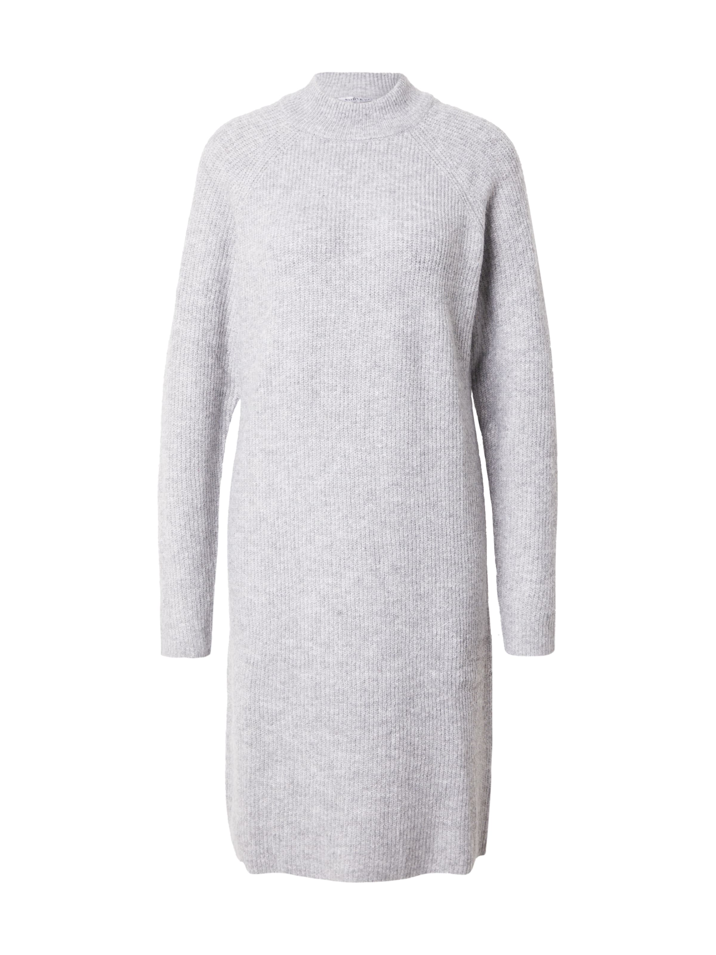 pelēks Sublevel Adīta kleita: no priekšpuses