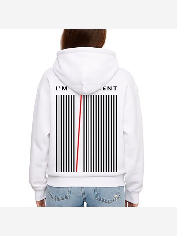 Rheinrebell Sweatshirt 'Different' in Zwart