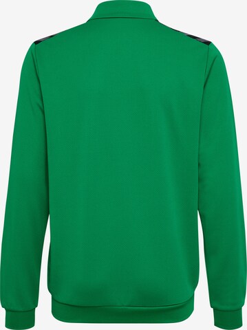 Hummel Athletic Zip-Up Hoodie in Green