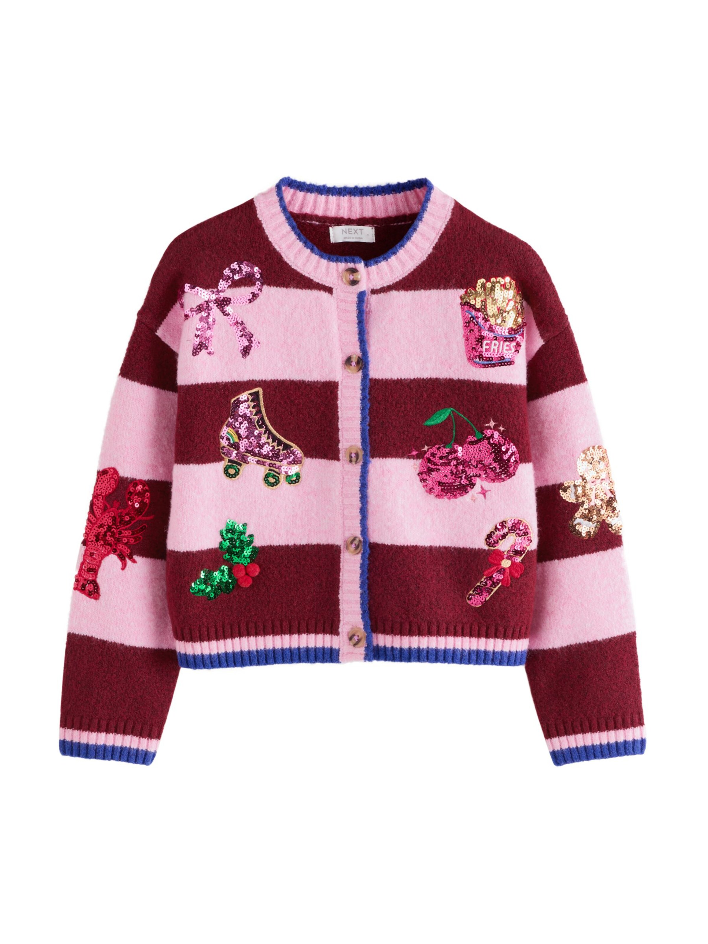 Cardigan Next en rose : devant