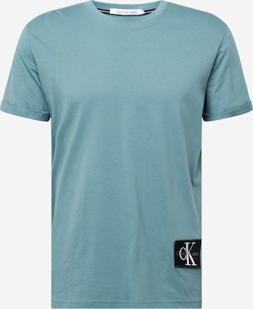 T-Shirt Calvin Klein Jeans en bleu : devant