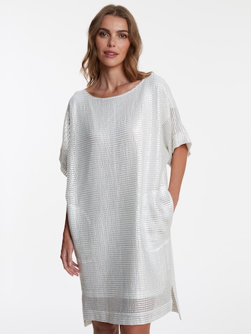 Robe 'Wahea' Ana Alcazar en blanc : devant