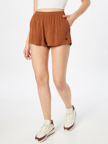 Iriedaily Loosefit Shorts 'Civic' in Braun: predná strana