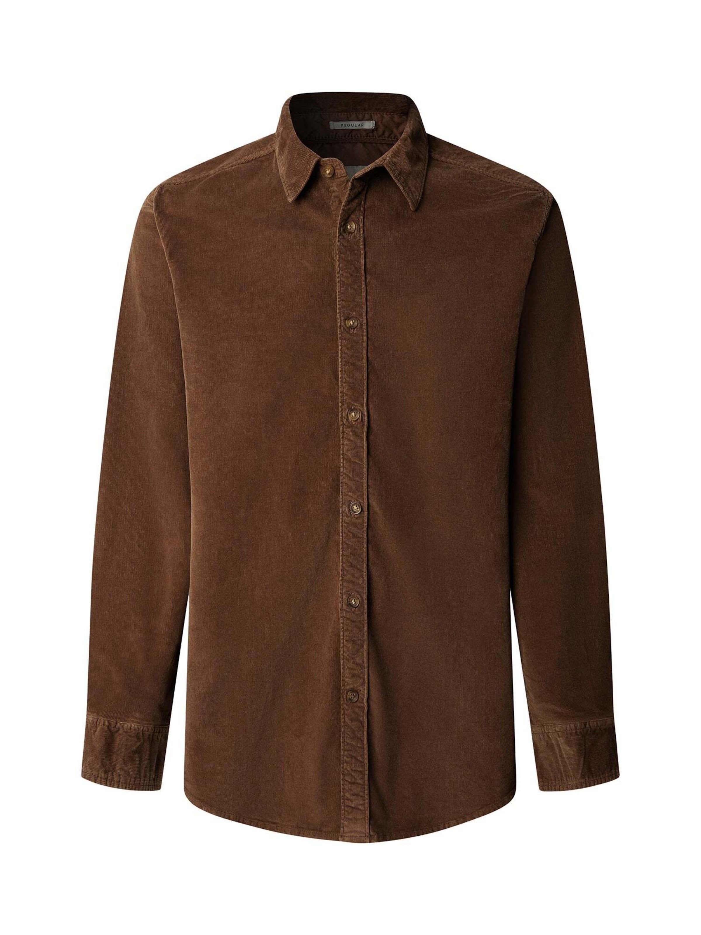 Pepe Jeans - Camisa en marrón: frente