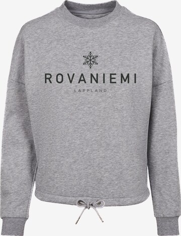 Sweat-shirt F4NT4STIC en gris : devant