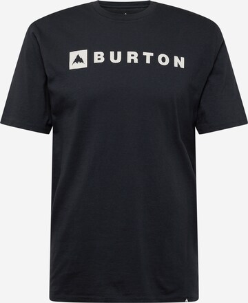 Tricou funcțional de la BURTON pe negru: față