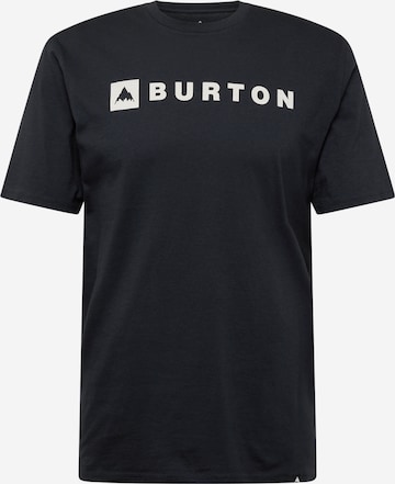 BURTON Λειτουργικό μπλουζάκι σε μαύρο: μπροστά