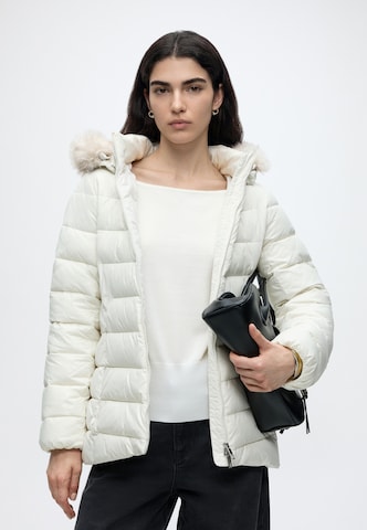balta Calvin Klein Demisezoninė striukė 'SHINE'