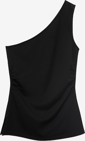 MANGO Top 'DAVID' in Schwarz: Vorderseite