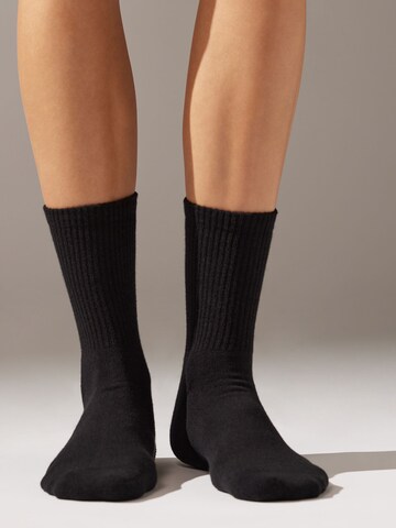 CALZEDONIA Socks in Black: front