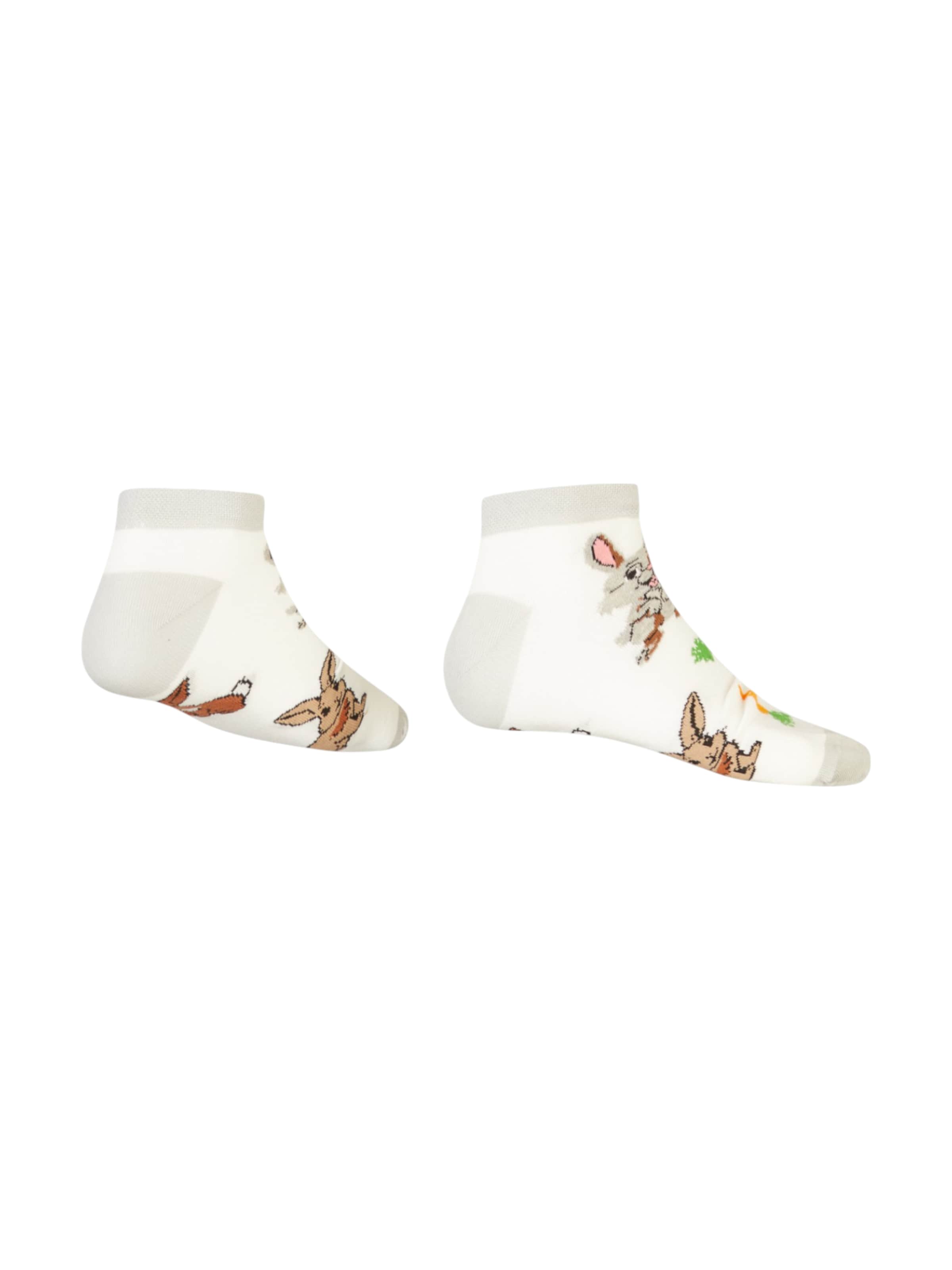 AbgeStrumpft Socks 'Hase' in White