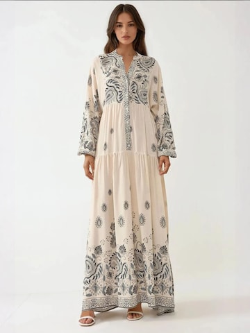 Hiccup Kleid in Grau: Vorderseite