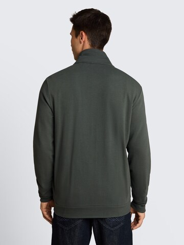 TOM TAILOR Sweatjacke in Grün