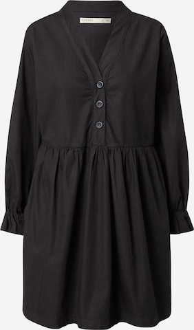 Robe-chemise Oasis en noir : devant