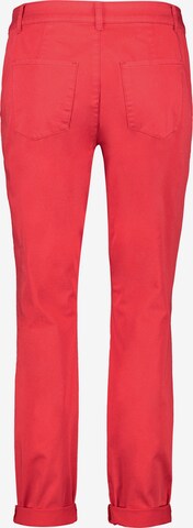 TAIFUN Regular Chino trousers in Red