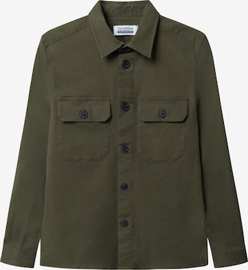 GABBA Klasický střih Košile 'Topper' – zelená: přední strana