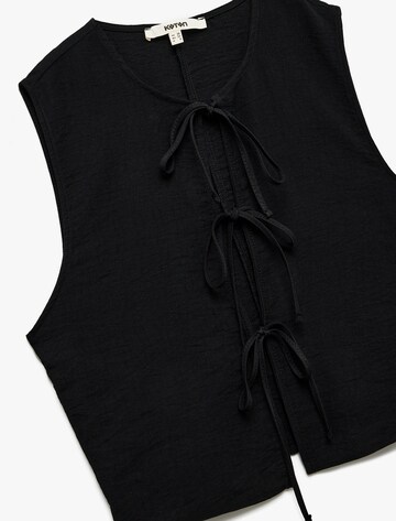 Koton Blusentop in Schwarz