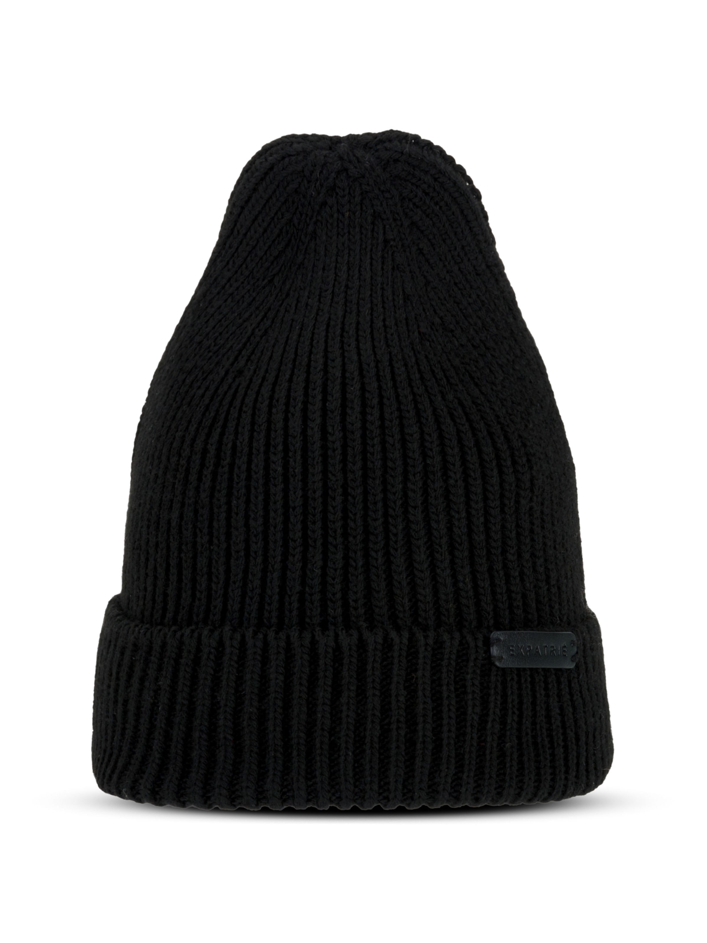 Berretto &#x27;Luna&#x27; di Expatrié in nero: frontale