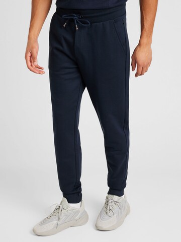 Effilé Pantalon 'Lamont' BOSS en bleu : devant