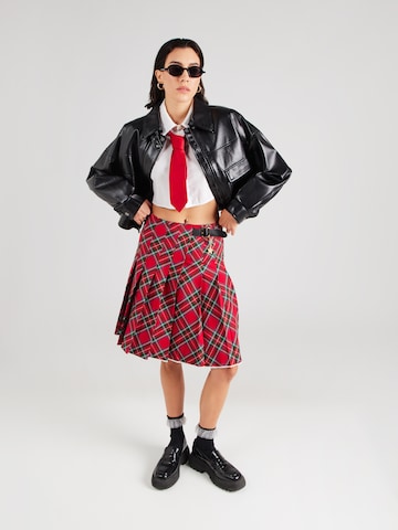 Fustă de la Tommy Jeans pe roșu