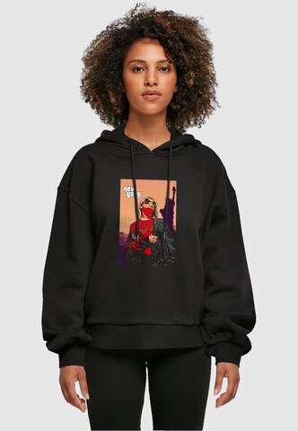 Merchcode Sweatshirt 'Grand New York' in Zwart: voorkant