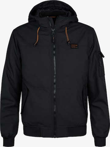 Petrol IndustriesPrijelazna jakna - crna boja: prednji dio