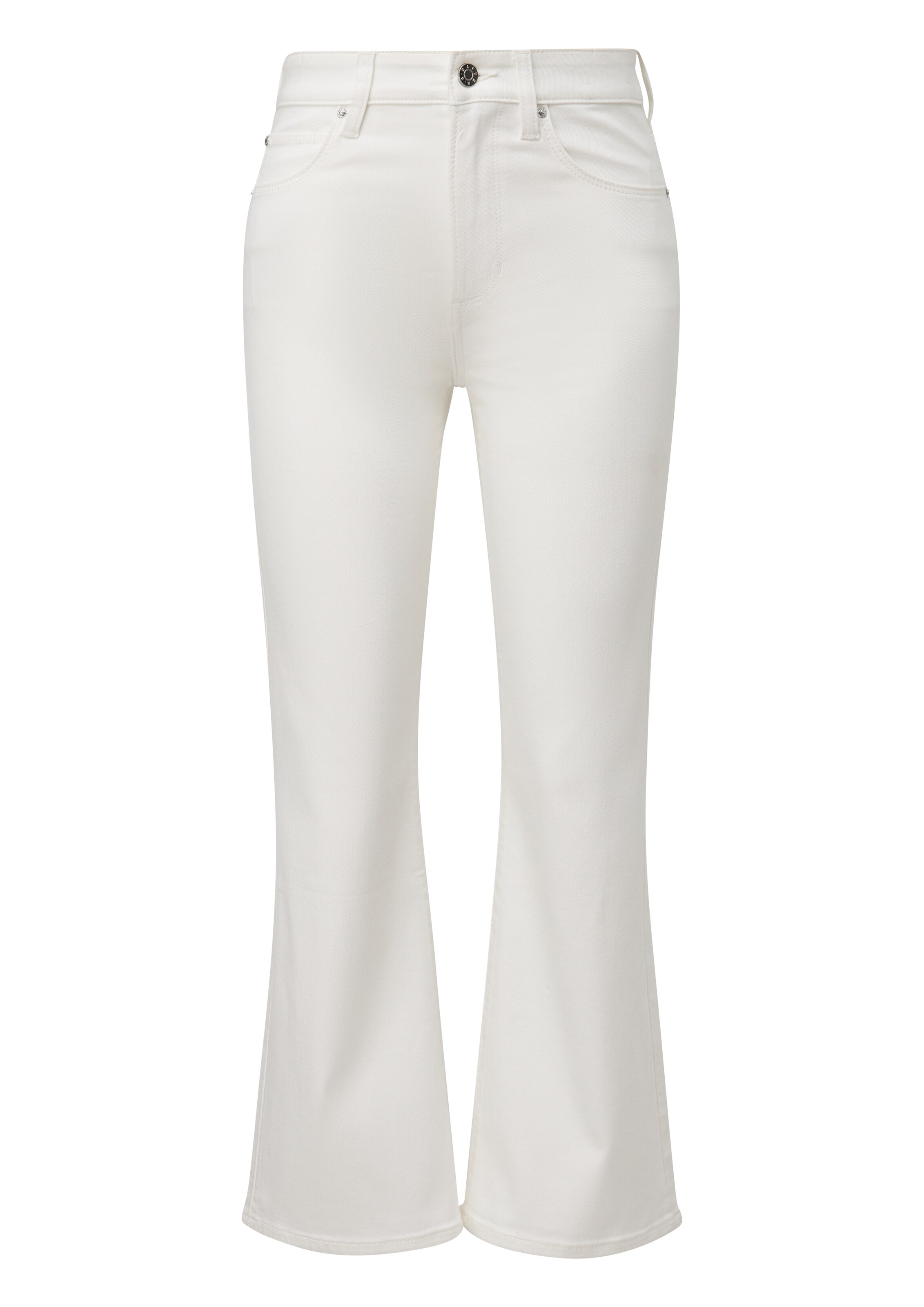 s.Oliver Flared Jeans in White: front