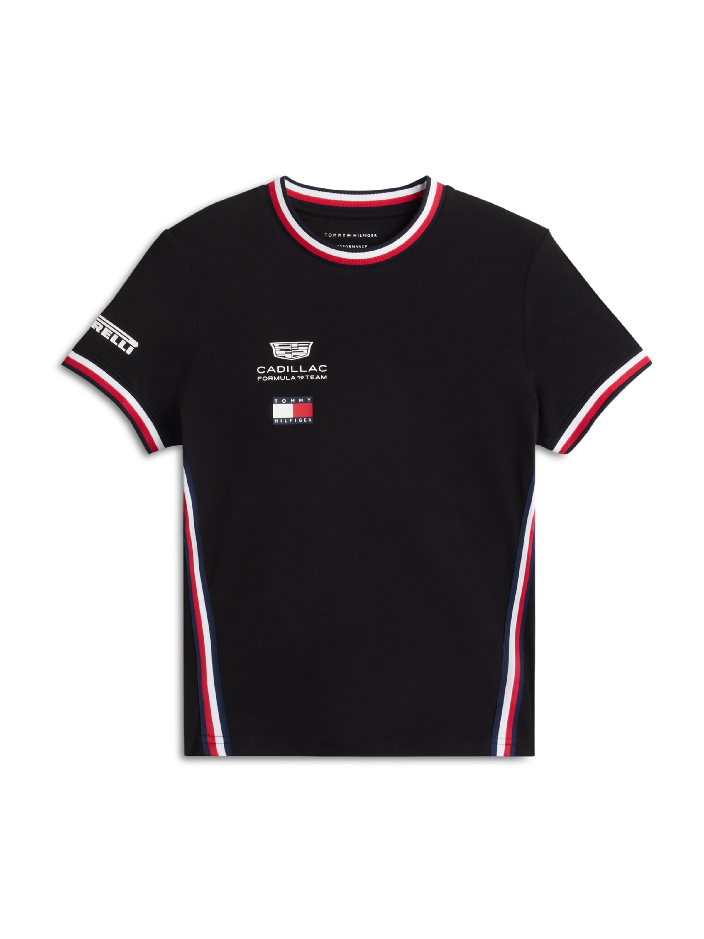 TOMMY HILFIGER Футболка 'TH X CF1 REPLICA' в Черный: спереди