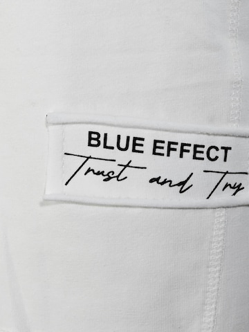 BLUE EFFECT قميص بلون أبيض