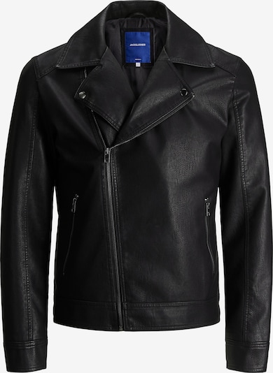 JACK & JONES Tussenjas 'JORNOLAN BIKER JACKET NOOS' in de kleur Zwart, Productweergave
