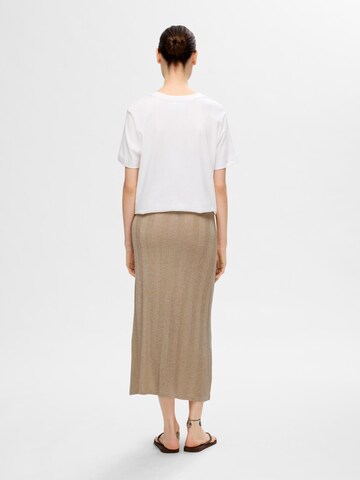 SELECTED FEMME Skirt in Beige